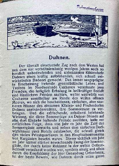 Ortsbeschreibung Duhnen