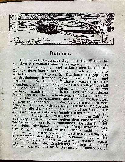 Ortsbeschreibung Duhnen